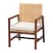 Bali & Pari Lovina Bohemian Light Honey Rattan and Acacia Wood Arm Chair 245-13574-ZORO - alternate 1